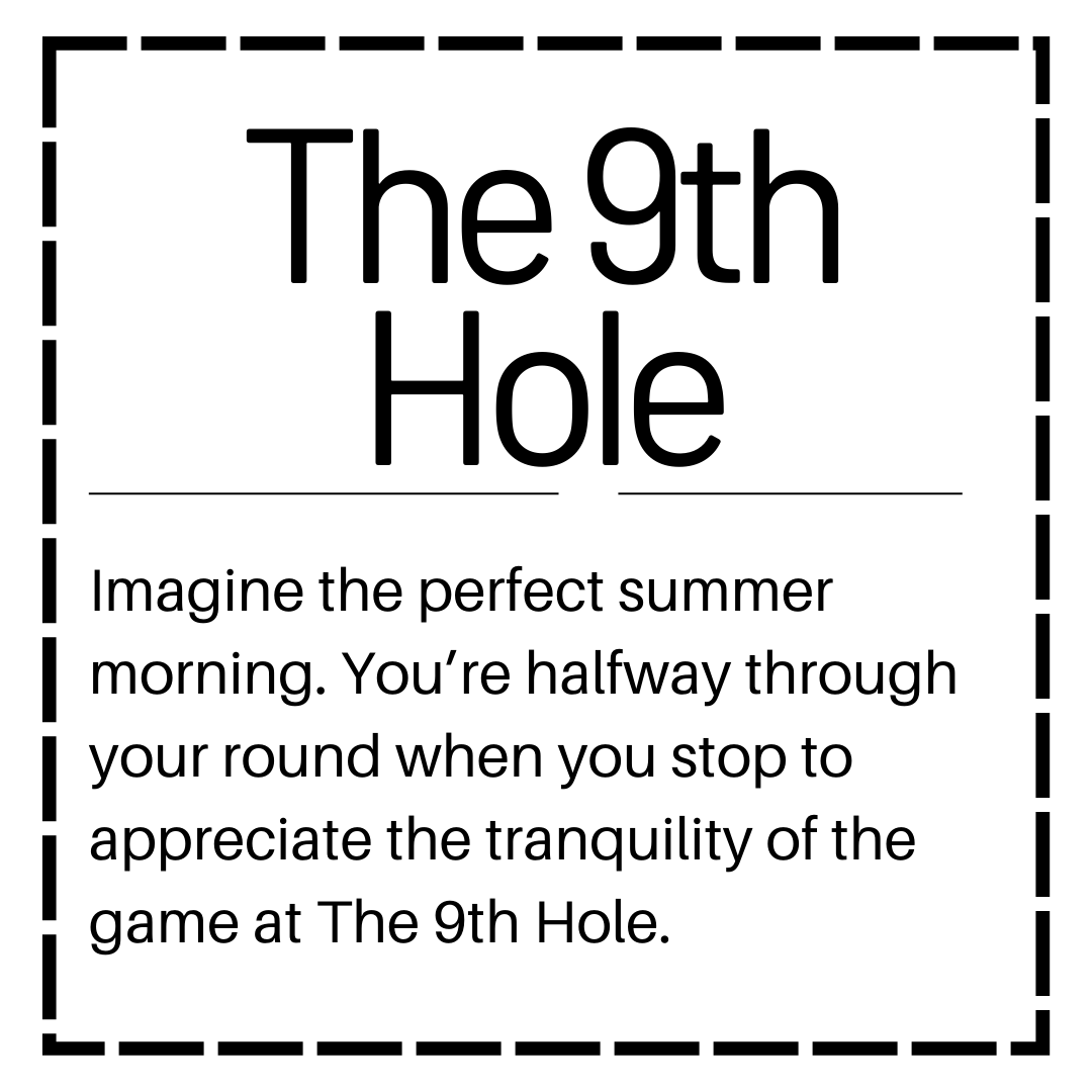 This green candles embodyies the tranquility of The 9th Hole. The label reads 'The 9th Hole', evoking the perfect summer morning halfway through a round of golf. Fragrance notes include citrus, lemongrass, grass, green leaves, sage, and moss, infused with natural essential oils including lemon, lemongrass, galbanum, palmarosa, clary sage, gurjun balsam, pennyroyal, amyris, cedarwood, pepper, and chamomile flower.